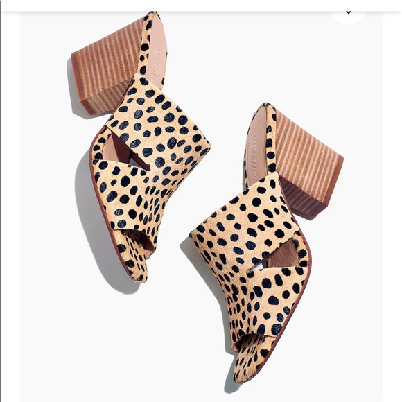 Madewell Shoes - Madewell Tessa Mule in Spotted Calf Hair size 7.5